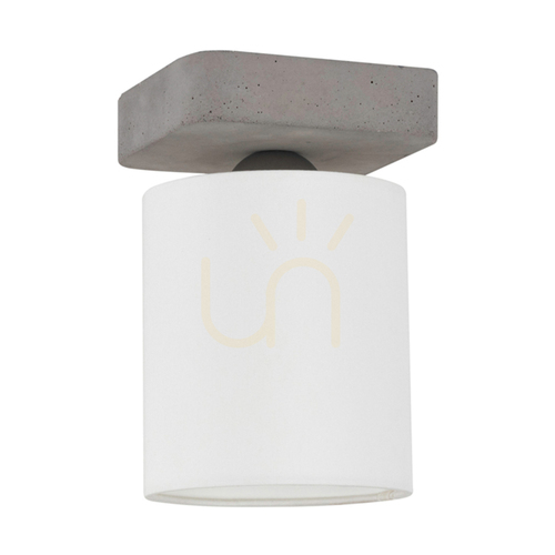 Verifica Aplică de perete „Gentle” 1xE27 Max. 25 W, gri beton/metal negru/abajur alb, 13,5 cm
