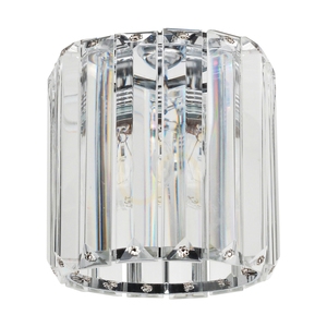 Lampa de tavan Glory, 1xE27, Max. 60 W, gri beton/abat-jour din sticlă transparentă, 13,5 cm small 1