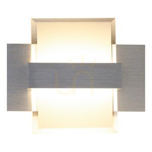 Aplică de perete Hana, 3 LED-uri, 3000K, 5W, aluminiu periat, metal/sticlă opacă-transparentă, 54,5 cm small 2