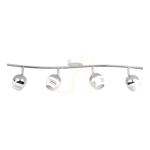Verifica Lampa de tavan Hypnos, 4xG9, Max. 28 W, crom/metal alb, 76,5 cm