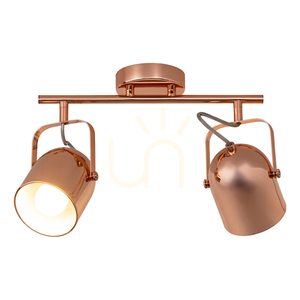Lampa de tavan Inga, 2xE27, Max. 60 W, metal cu finisaj de cupru, 38,5 cm small 1