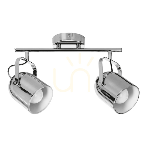 Verifica Lampa de tavan Inga, 2xE27, Max. 60 W, metal cromat, 38,5 cm
