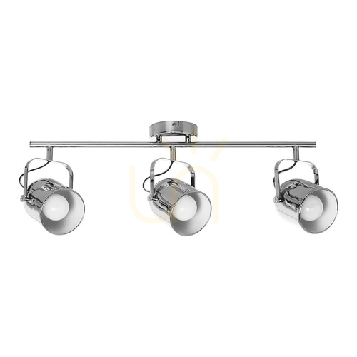 Verifica Lampa de tavan Inga, 3xE27, Max. 60 W, metal cromat, 64 cm