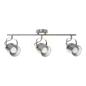 Lampa de tavan Inga, 3xE27, Max. 60 W, metal cromat, 64 cm small 0