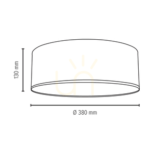 Plafonieră LED Spot Light Josefina 4783802 antracit/alb Ø38 cm 18 W 2700 K small 3