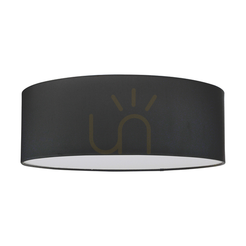 Verifica Lampa de tavan Josefina, 1xLED, 2700K, 18W, metal alb/abat-jour antracit, Ø38 cm