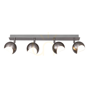 Lampa de tavan Kumi, 4xG9, Max. 28 W, metal satinat/alb, 62,5 cm small 1