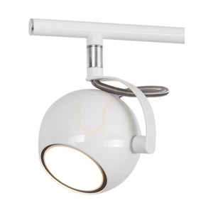 Lampa de tavan Lea, 2xGU10, Max. 50 W, metal alb/cromat, 30,5 cm small 2