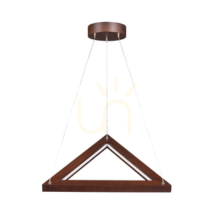 Lampa suspendată Legno 3xLED 3000K 18W, din lemn de fag și nuc / cablu din PVC transparent, 53,5 cm small 0