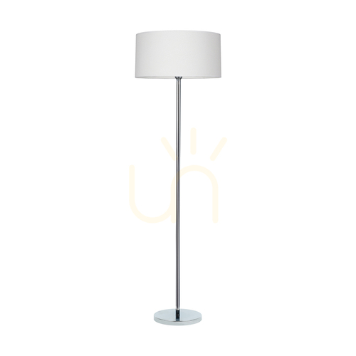 Verifica Lampa de podea Leila, 1xE27, Max. 60 W, metal cromat/cablu din PVC transparent/abajur din hârtie și PVC cu model de crocodil, Ø 50 cm