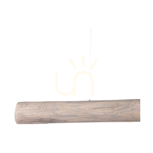 Lampă suspendată Lucas 1xLED 3000K 33W — pin vopsit, metal gri/negru, cablu din PVC transparent, cu variator tactil, 115 cm small 2