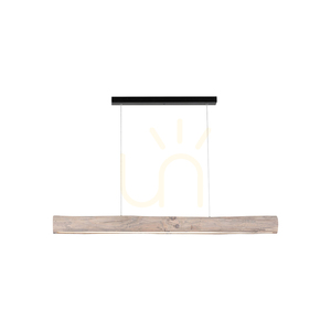 Lampă suspendată Lucas 1xLED 3000K 33W — pin vopsit, metal gri/negru, cablu din PVC transparent, cu variator tactil, 115 cm small 0