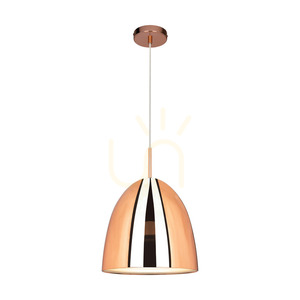 Lampa suspendată Mads, 1xE27, Max. 60 W, cablu din cupru și PVC transparent, Ø 30 cm small 1