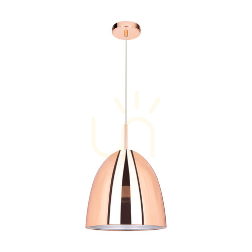 Verifica Lampa suspendată Mads, 1xE27, Max. 60 W, cablu din cupru și PVC transparent, Ø 30 cm