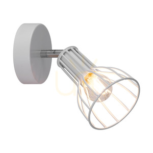 Aplică de perete Megan 1xE14 Max. 40 W, metal alb, 18 cm small 1