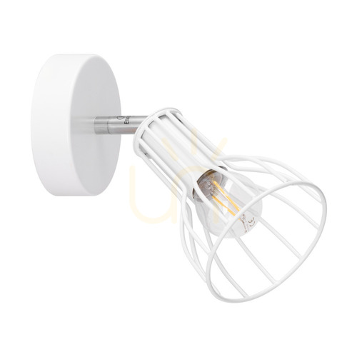 Verifica Aplică de perete Megan 1xE14 Max. 40 W, metal alb, 18 cm