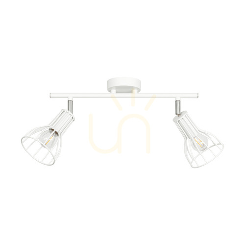 Verifica Lampa de tavan Megan, 2xE14, Max. 40 W, metal alb, 37,5 cm