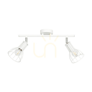 Lampa de tavan Megan, 2xE14, Max. 40 W, metal alb, 37,5 cm small 0