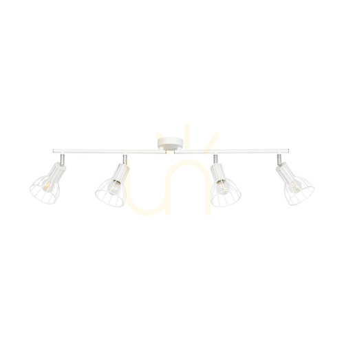 Verifica Lampa de tavan Megan, 4xE14, Max. 40 W, metal alb, 75 cm