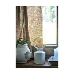 Lampa de masă Minnie, 1xE27, Max. 25 W, lemn de fag alb, cablu din PVC transparent, Ø 8 cm small 4
