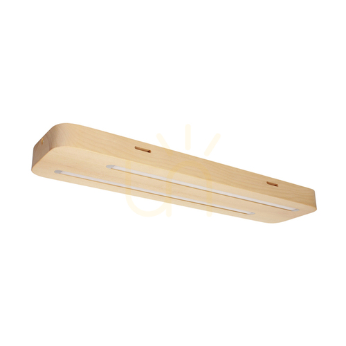 Verifica Lampa de tavan Neele, 2 LED-uri, 3000 K, 12 W, mesteacăn, 55 cm