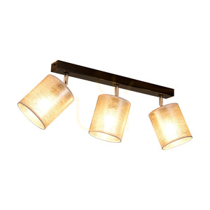 Lampa de tavan Nevoa, 3xE27, Max. 25 W, metal negru-cromat/argintiu, abajur de 67 cm small 3