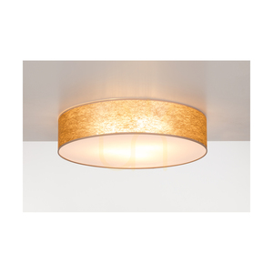 Lampa de tavan Nevoa, 4xE27, Max. 25 W, metal alb/abat-jour auriu, Ø 58 cm small 2
