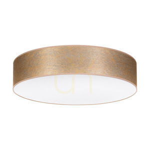 Lampa de tavan Nevoa, 4xE27, Max. 25 W, metal alb/abat-jour auriu, Ø 58 cm small 0