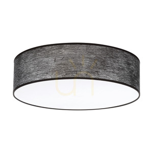 Lampa de tavan Nevoa, 4xE27, Max. 25 W, metal alb/abat-jour negru, Ø 48 cm small 0