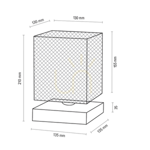 Lampa de masă Norman Wood, 1xE27, Max. 25 W, mesteacăn/negru, cablu din PVC, abajur din metal cromat, 13,5 cm small 2
