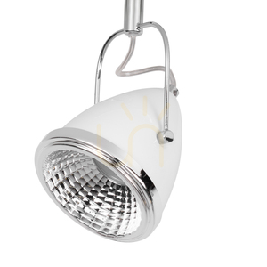 Lampa de tavan Oliver, include 2 LED-uri GU10, maxim. 5,5 W, metal alb/cromat, 35 cm small 2