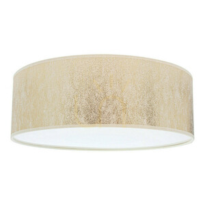 Lampa de tavan Ora, 3xE27, Max. 25 W, metal alb/abat-jour auriu, Ø 38 cm small 0