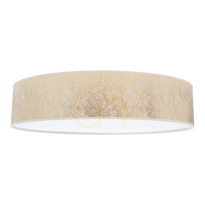 Lampa de tavan Ora, 4xE27, Max. 25 W, metal alb/abat-jour auriu, Ø 58 cm small 0