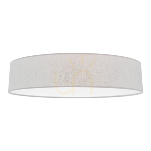 Lampa de tavan Prata, 4xE27, Max. 25 W, metal alb/abat-jour argintiu, Ø 58 cm small 0