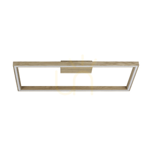 Lampă de tavan Ramme, 1xLED, 3000K, 34W, stejar uleiat, 83 cm small 2