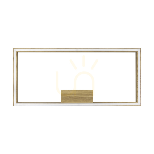 Verifica Lampă de tavan Ramme, 1xLED, 3000K, 34W, stejar uleiat, 83 cm