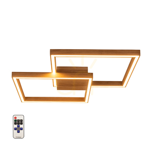 Lampă de tavan Ramme, 1xLED, 3000K, 48W, stejar uleiat, cu telecomandă, 64 cm small 2