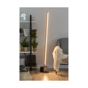 Lampa de podea Rapid, 1xLED, 3000K, 19W, stejar tratat cu ulei/metal negru/cablu din PVC negru (40 cm) small 5
