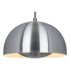 Lampa suspendată Ray, include 1 bec LED de 3000K și 10W, aluminiu, cablu din metal și PVC transparent, Ø25,5 cm small 2