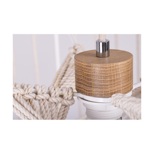 Lampa suspendată Reve, 1xE27, Max. LED de 15 W, stejar uleiat/natural, cablu împletit/șnur de bumbac împletit de culoare crem, Ø 50 cm small 2