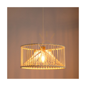 Lampa suspendată Reve, 1xE27, Max. LED de 15 W, stejar uleiat/natural, cablu împletit/șnur de bumbac împletit de culoare crem, Ø 50 cm small 4