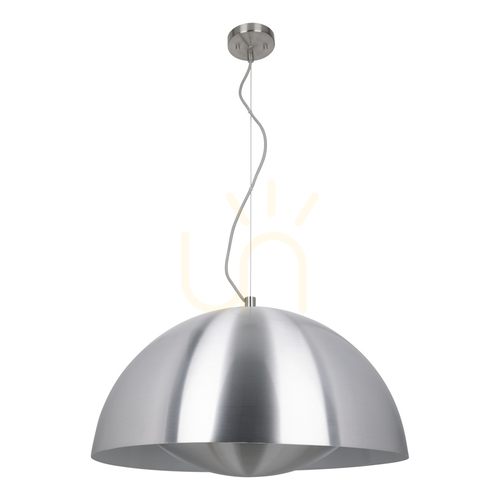 Verifica Lampa suspendată Ray, include 1 bec LED de 3000K și 28W, corp din aluminiu / cablu din PVC transparent, Ø66 cm