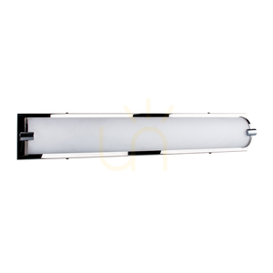 Aplică de perete Romy, include LED 3000K 27W, metal cromat/abat-jour din sticlă albă, 64 cm small 0
