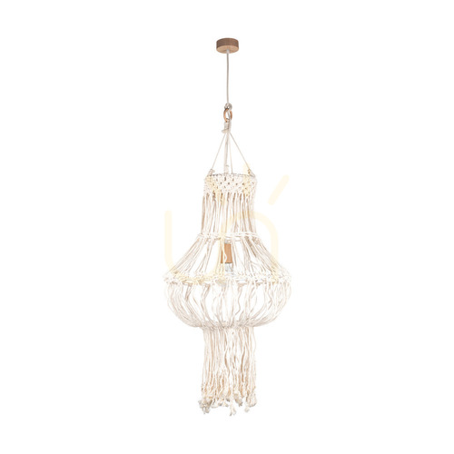 Verifica Lampa suspendată Samba, 1xE27, Max. LED de 15 W, stejar uleiat/natural, cablu împletit/șnur de bumbac împletit de culoare crem, Ø 50 cm