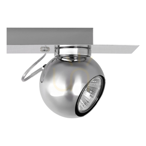 Lampa de tavan Sergio, include 2 prize GU10, Max. 50 W, metal cromat, 45 cm small 2