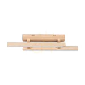Lampă de tavan mică, 2 LED-uri, 3000 K, 22,5 W, mesteacăn, 120 cm small 1