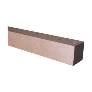 Lampă suspendată Smal Single cu 2 LED-uri, 3000K, 28,5 W, din lemn de mesteacăn/metal negru/cablu din PVC transparent, cu variator tactil, 100 cm small 2