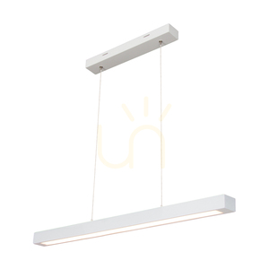 Lampă suspendată Smal 2xLED 3000K 22,5 W, lemn de fag alb / cablu din PVC transparent cu variator tactil, 80 cm small 0