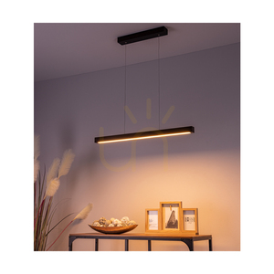 Lampă suspendată Smal 2xLED 3000K 22,5 W, din lemn de fag și nuc / cablu din PVC transparent cu variator tactil, 80 cm small 3