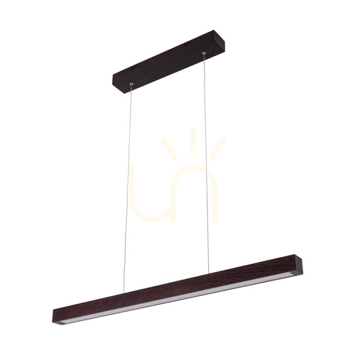 Verifica Lampă suspendată Smal 2xLED 3000K 22,5 W, din lemn de fag și nuc / cablu din PVC transparent cu variator tactil, 80 cm
